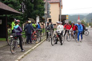 Cykloturisti pripravení na ďalšiu cyklotúru